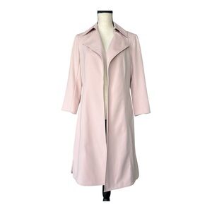 Anne Klein Blush Pink Trench Over Coat Size 4
